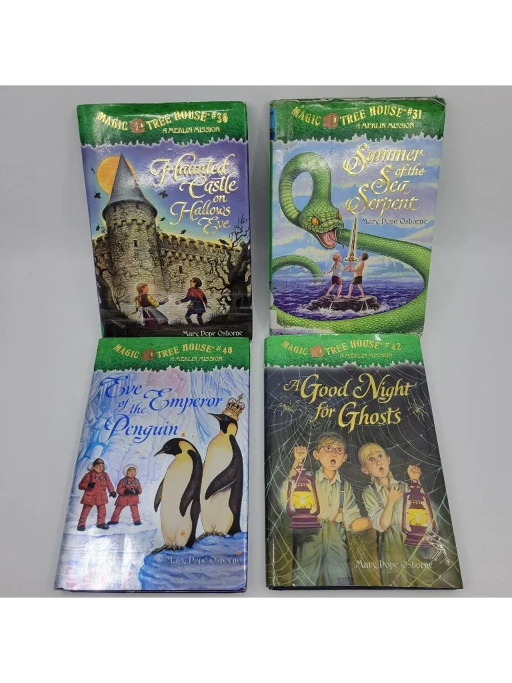 MAGIC TREE HOUSE Lot of 4 HARDCOVER Chapter Books by Mary Pope Osborne